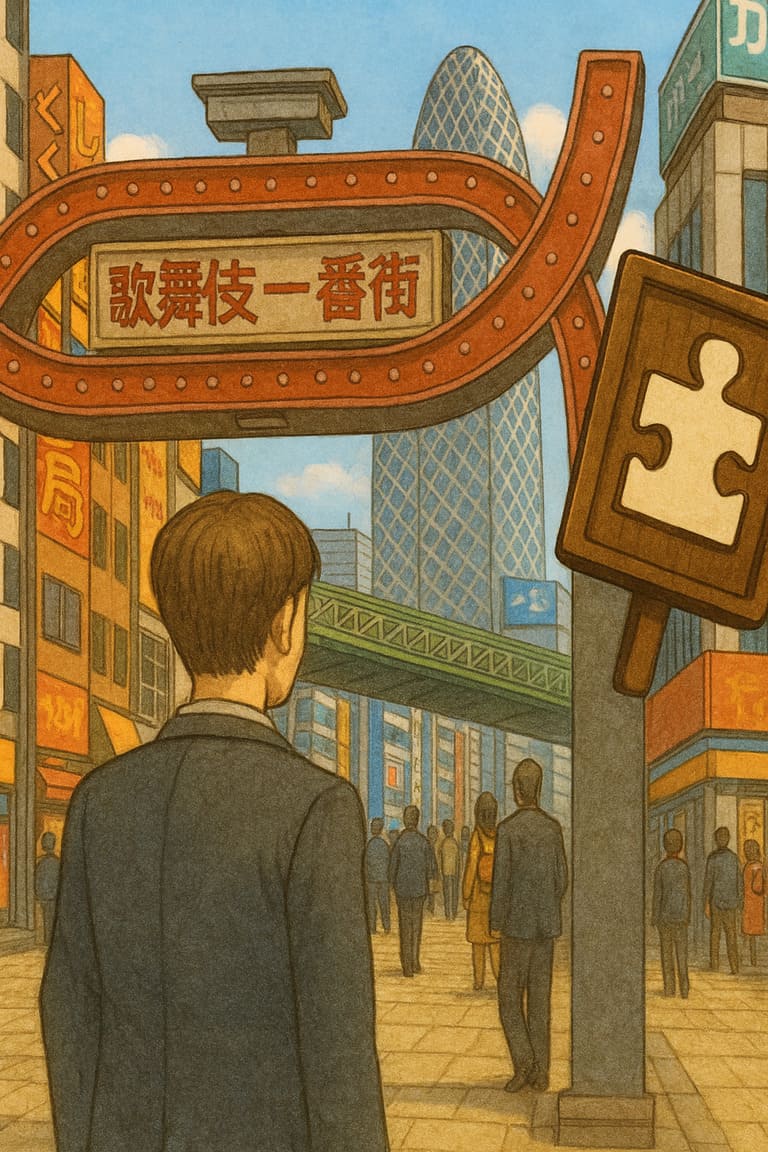 新宿の喧騒と5つの謎