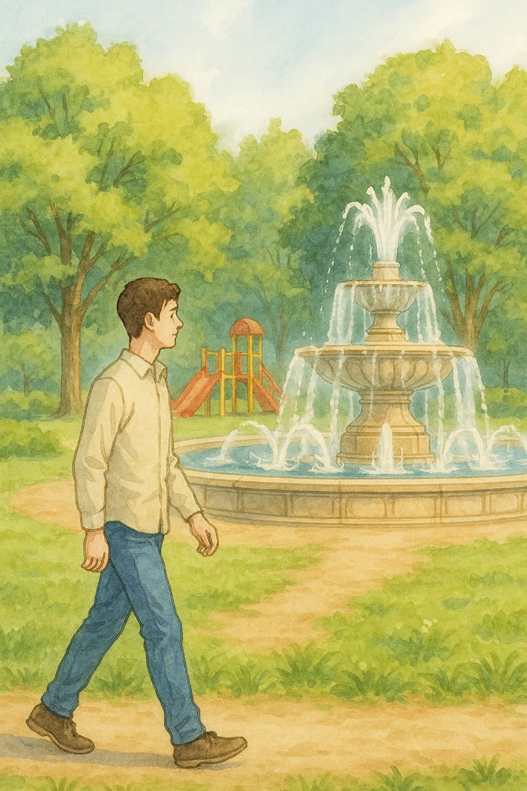 世田谷公園『隠された謎と静かな噴水』