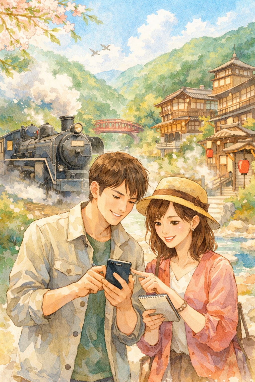 鬼怒川温泉駅前から巡る7つの謎とSLの面影